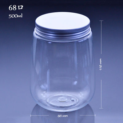 ขวดน้ำทิ้งพลาสติกรูปตัว U ขนาด 500 มล. 42 มม